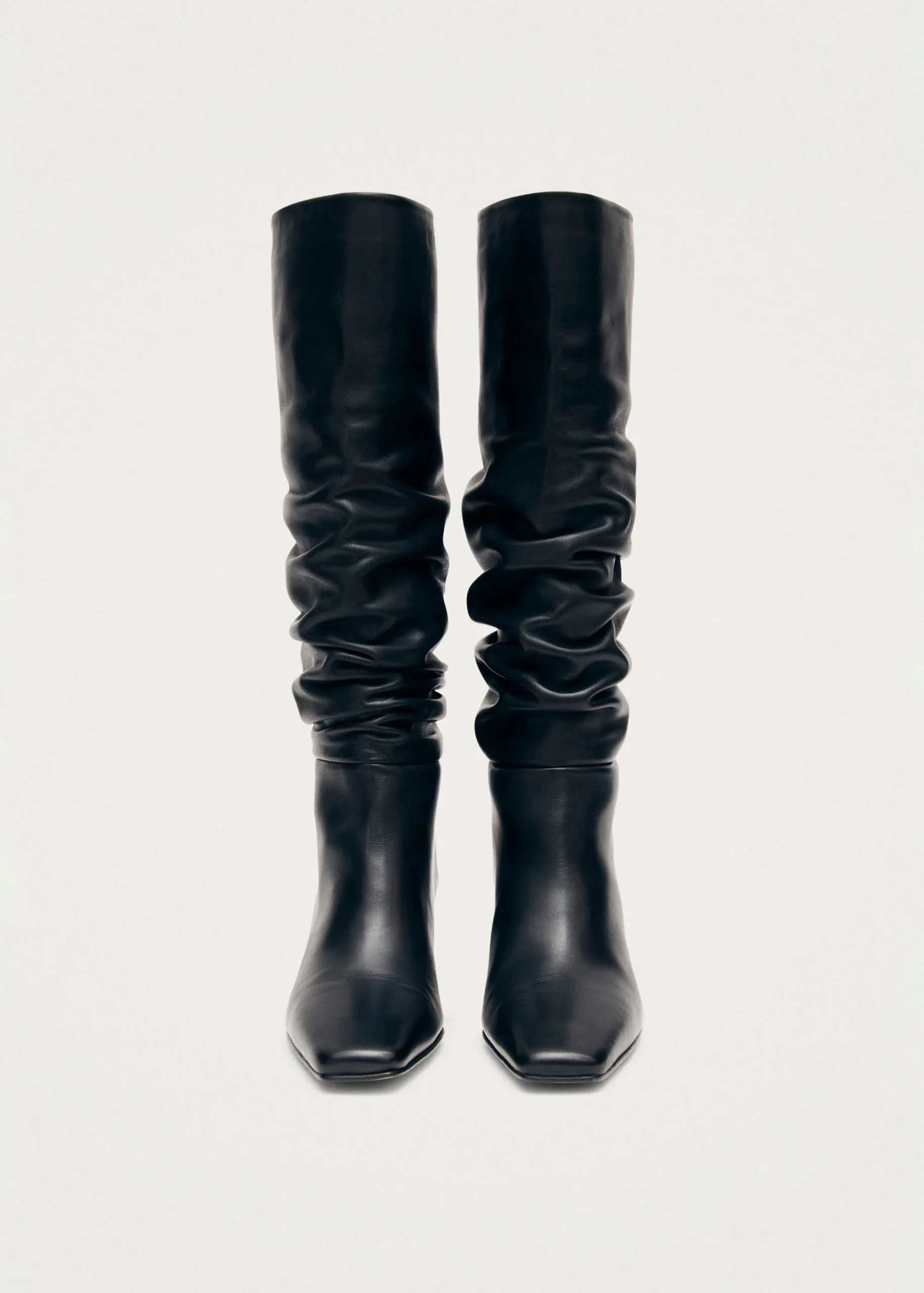 Kalila Black Leather Boots - Image 4