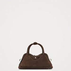 Hilma Mini Suede Brown Leather Bag