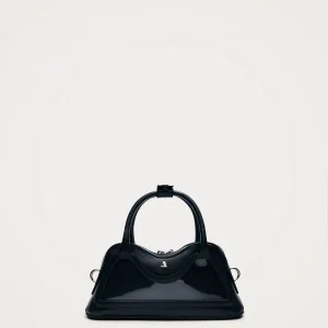 Hilma Mini Vinyl Black Leather Bag