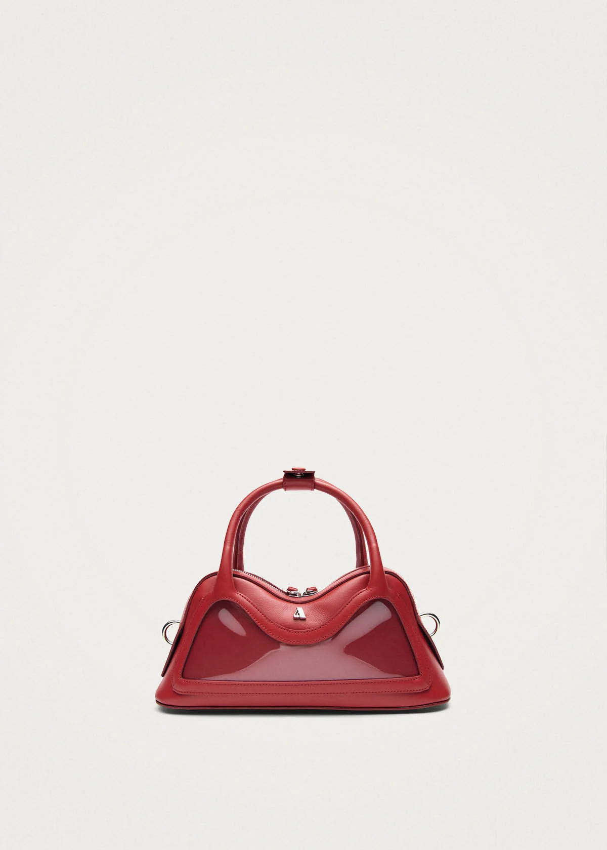 Hilma Mini Vinyl Red Leather Bag