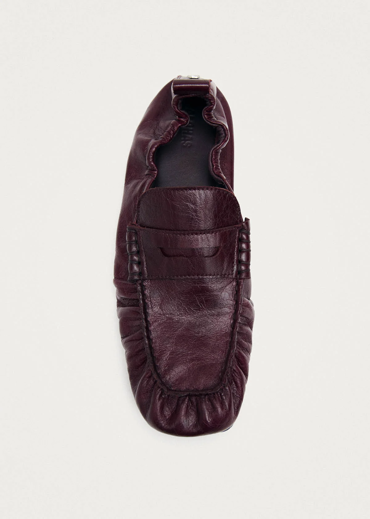 Sage Burgundy Leather Loafers - Image 5