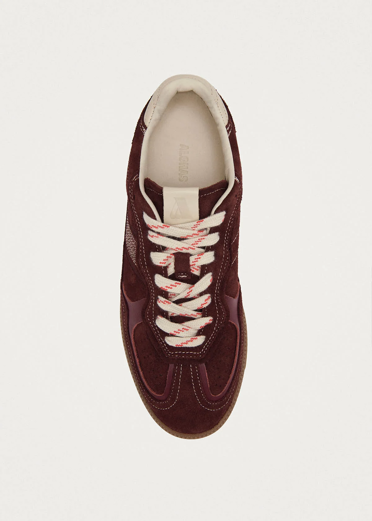 Tb.490 Rife Burgundy Cream Leather Sneakers - Image 5