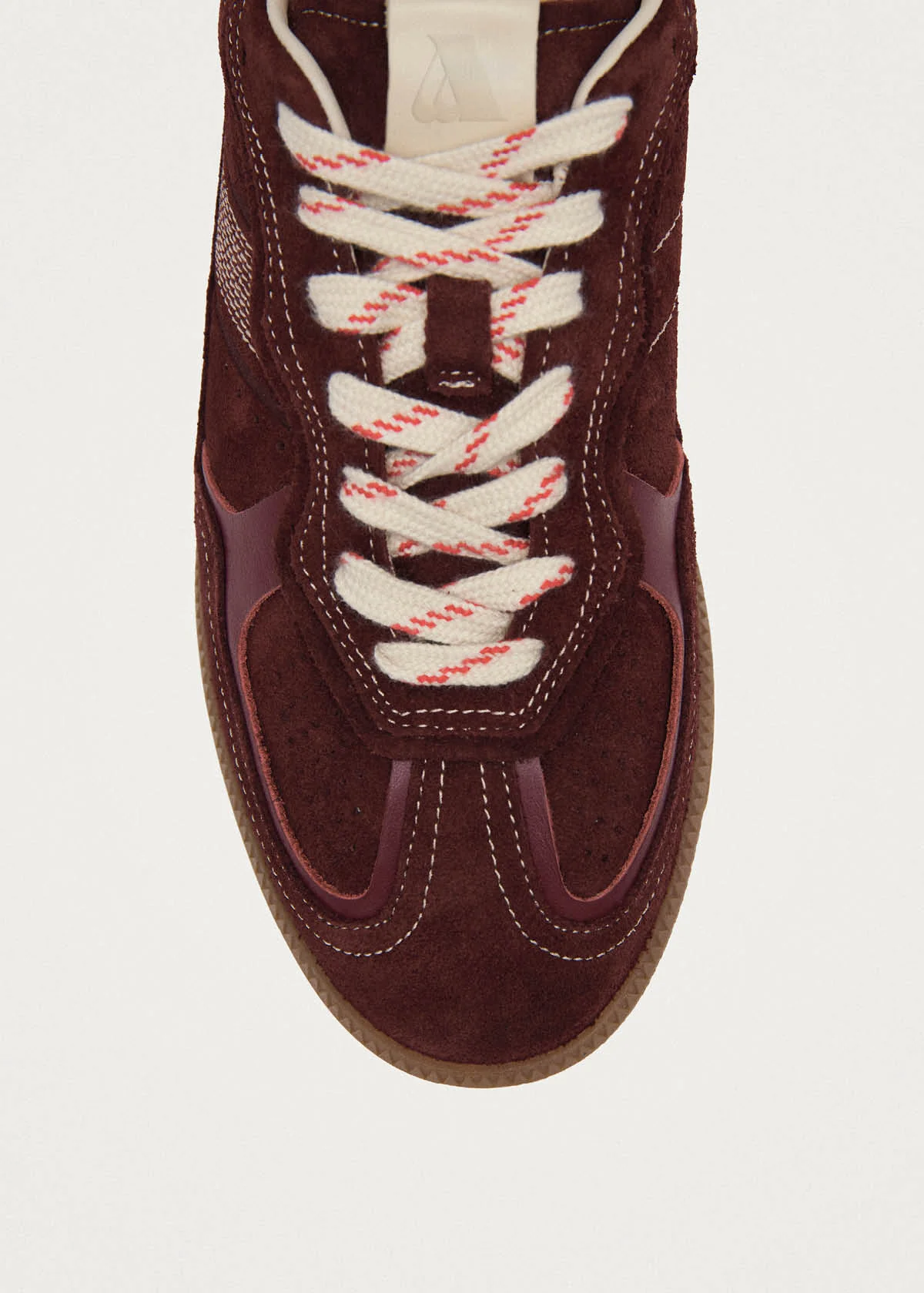 Tb.490 Rife Burgundy Cream Leather Sneakers - Image 6