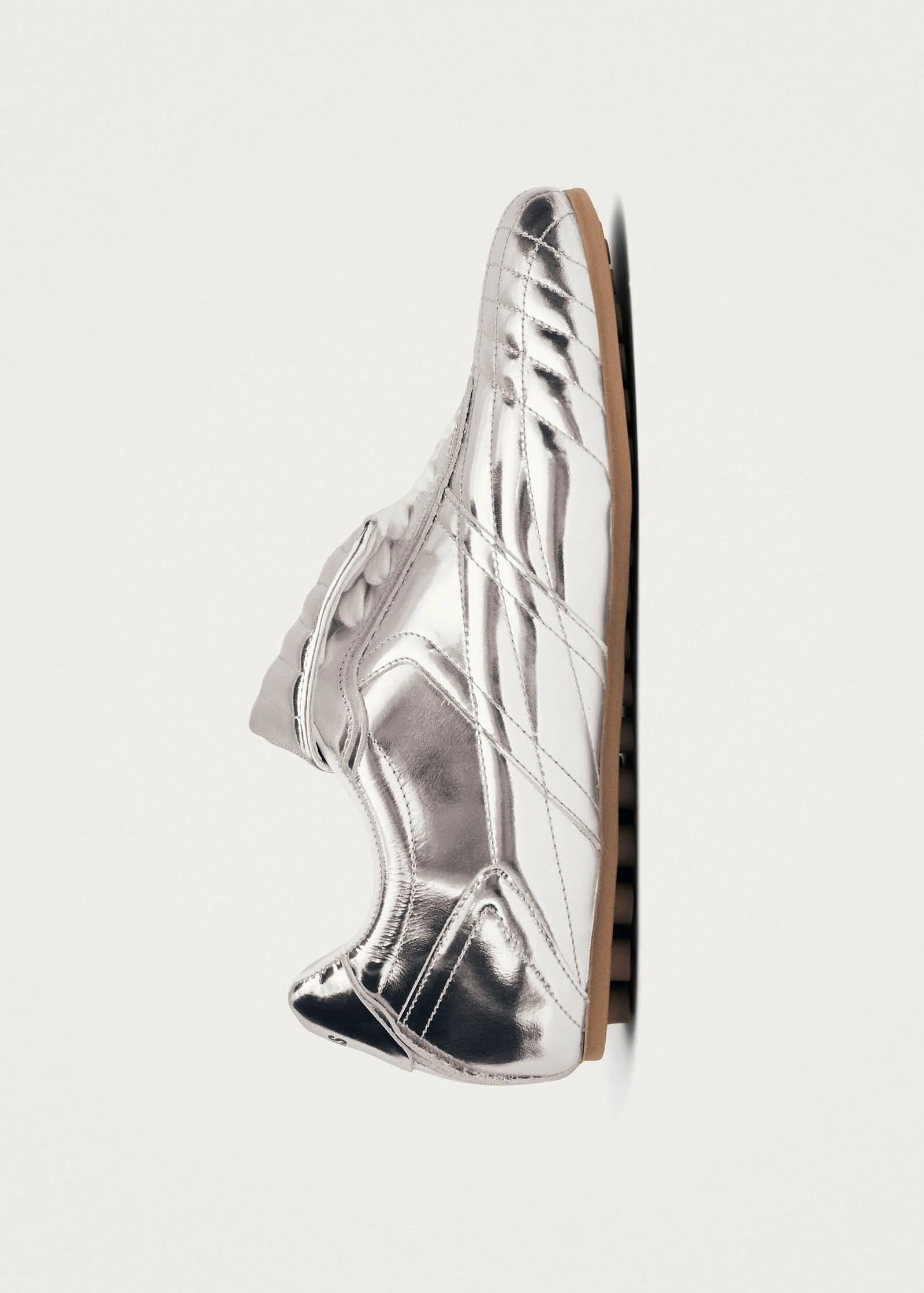 Tb.99 Silver Leather Sneakers - Image 5