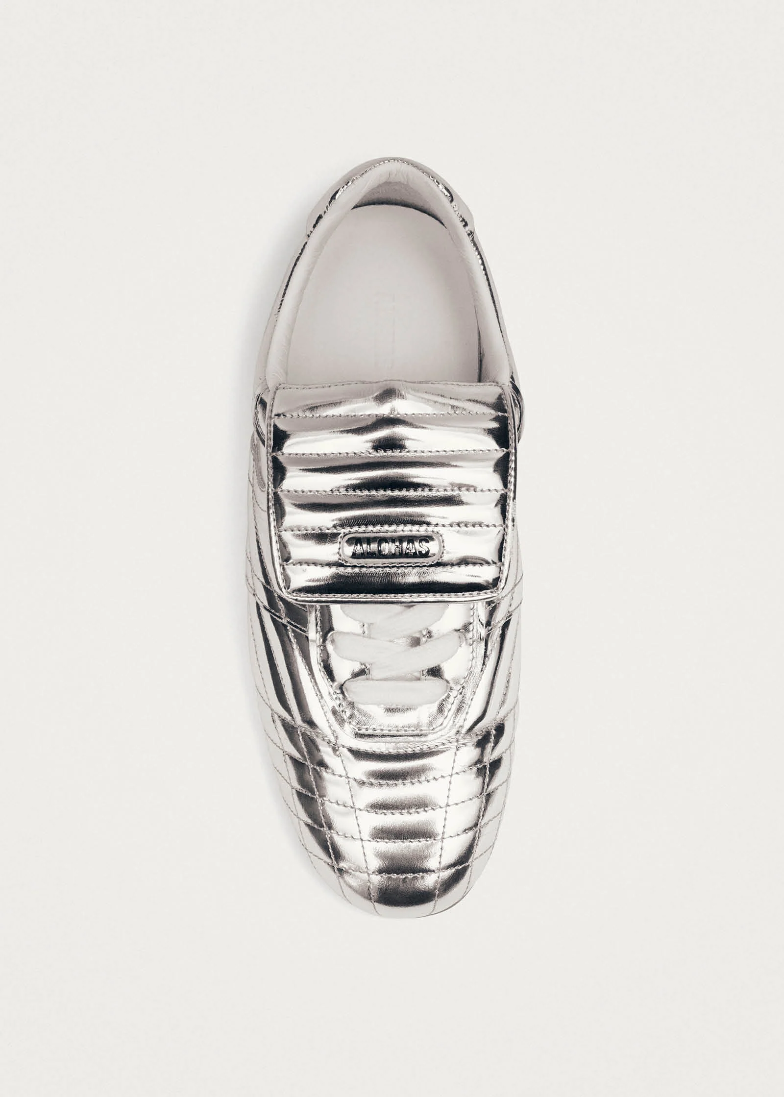 Tb.99 Silver Leather Sneakers - Image 8