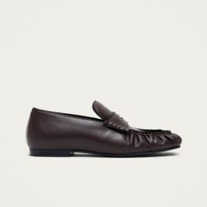 Aven Brown Vegan Leather Loafers