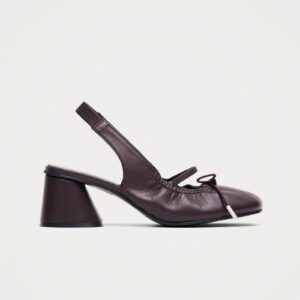 Marly Burgundy Leather Pumps