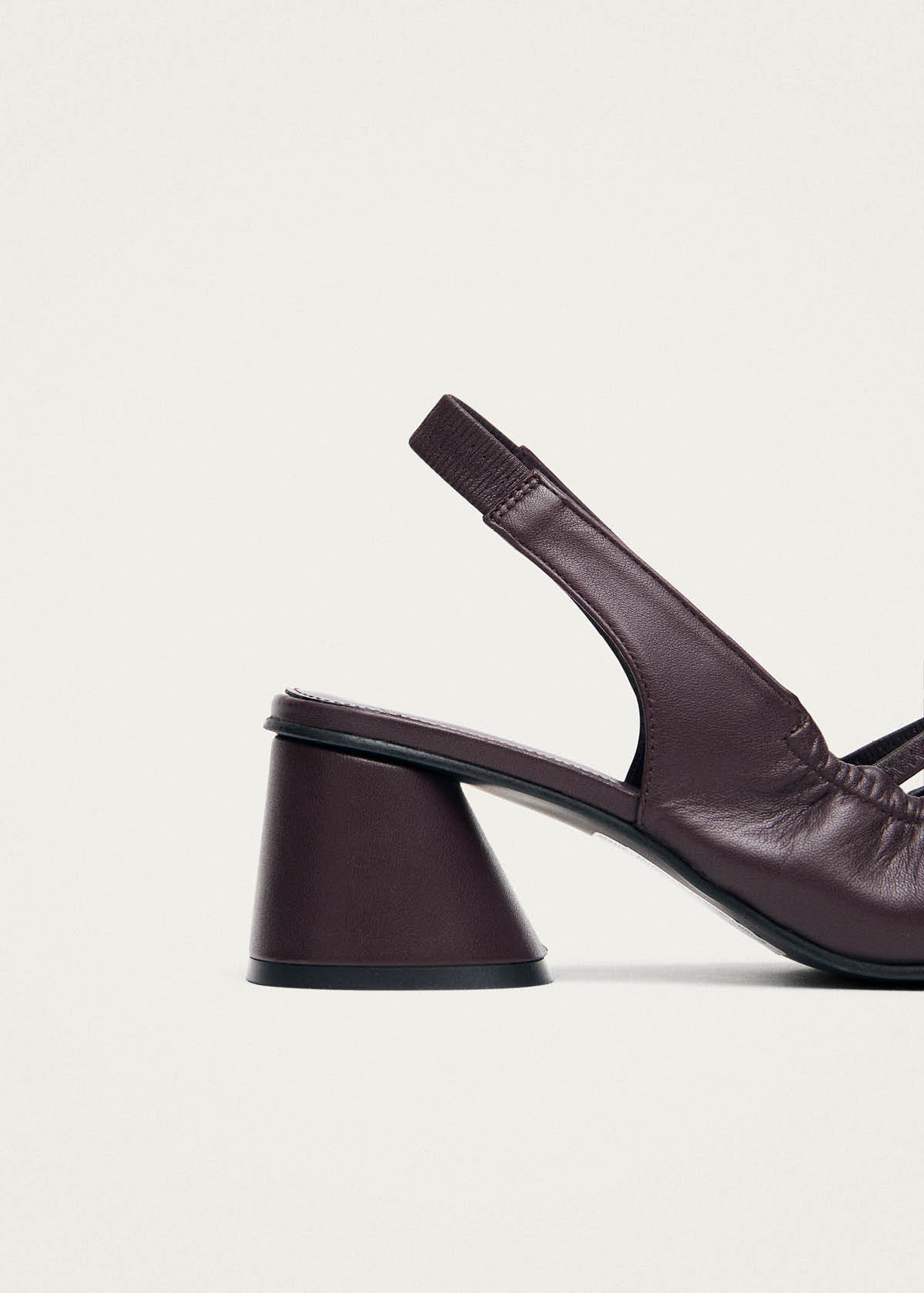 Marly Burgundy Leather Pumps - Image 7
