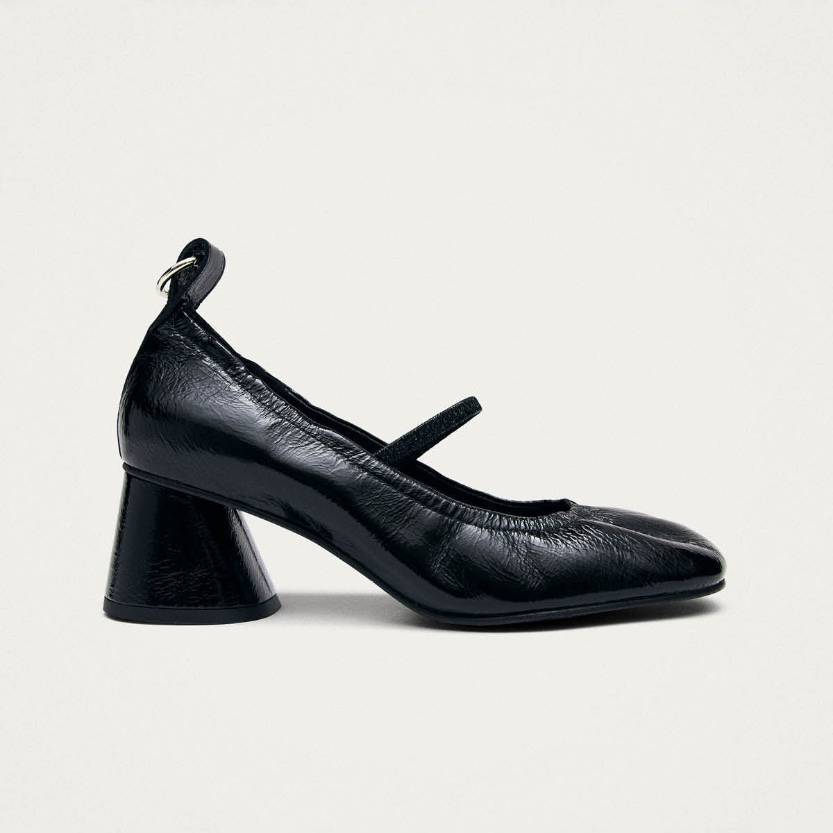 Rhiane Patent Black Leather Pumps - Image 3