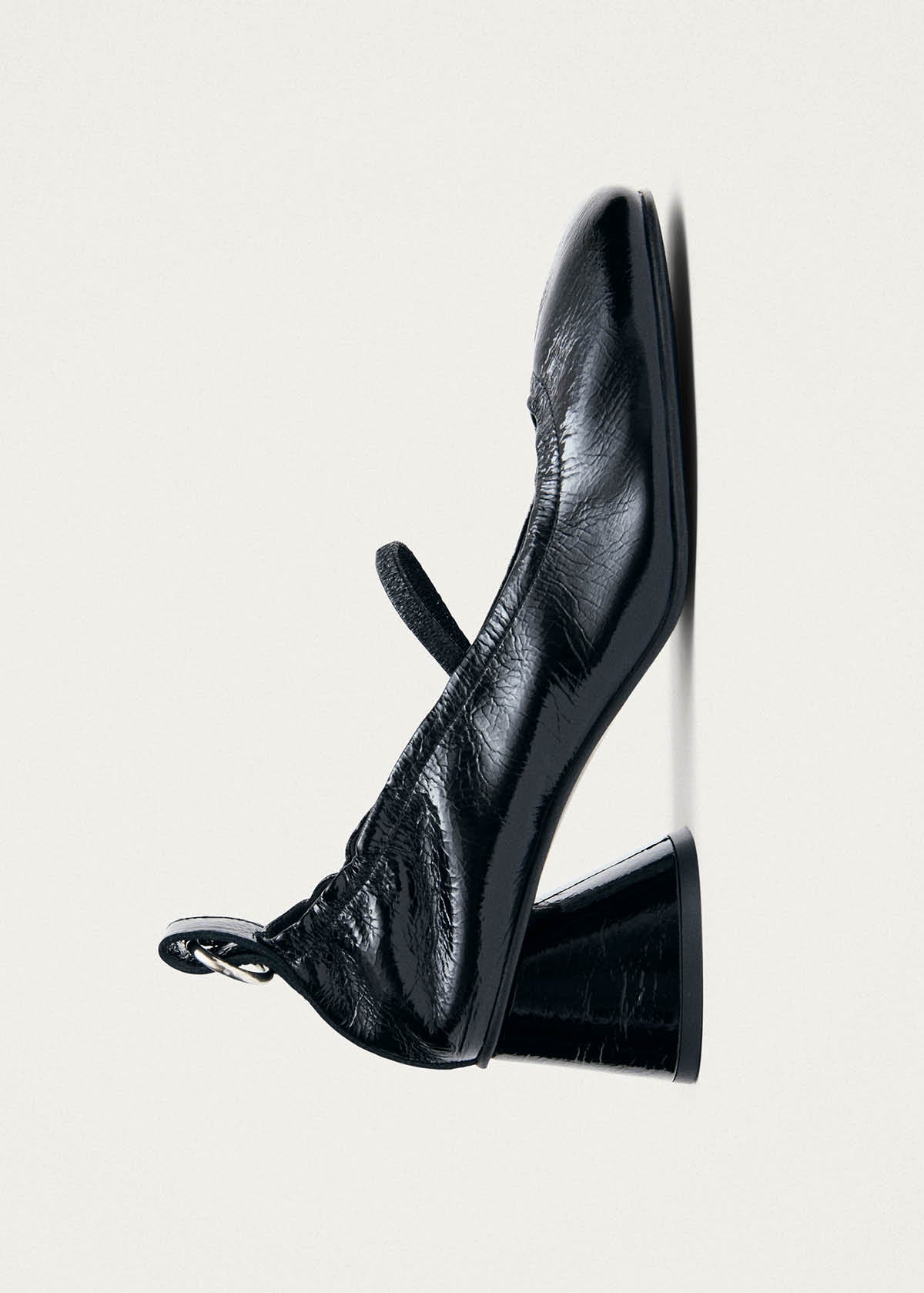 Rhiane Patent Black Leather Pumps - Image 4