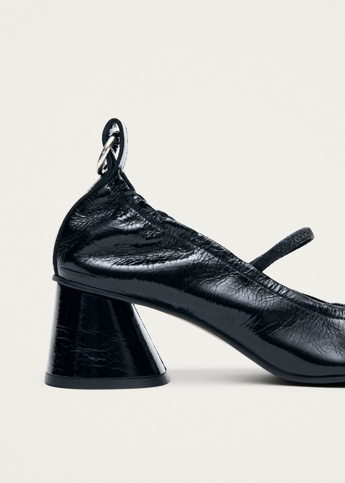 Rhiane Patent Black Leather Pumps - Image 7