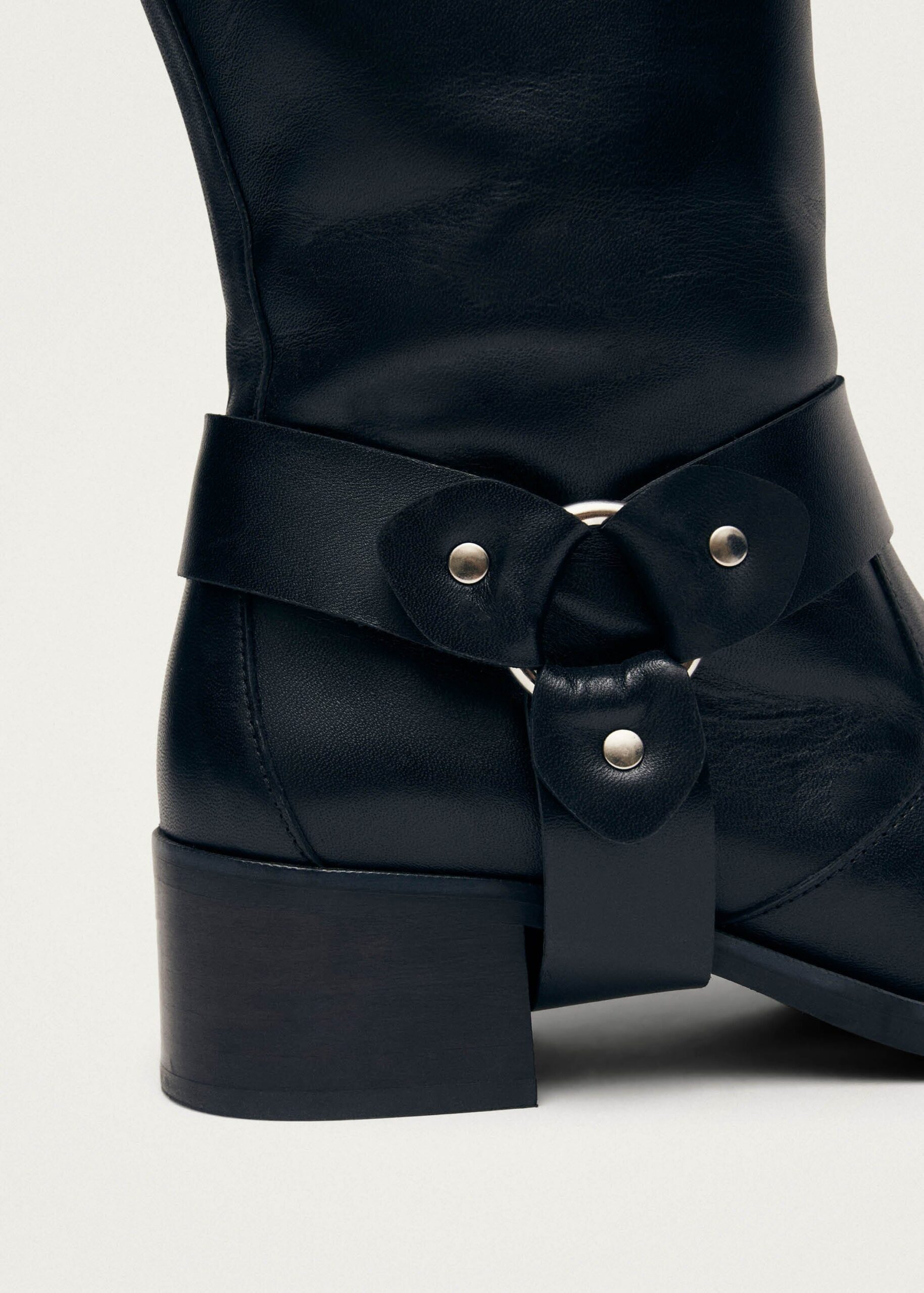 Rocky Black Leather Boots - Image 6
