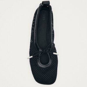 Rosalind Mesh Black Ballet Flats