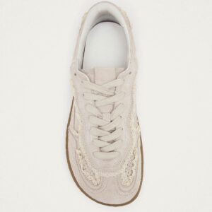 Tb.00 Barefoot Crochet Cream Leather Sneakers