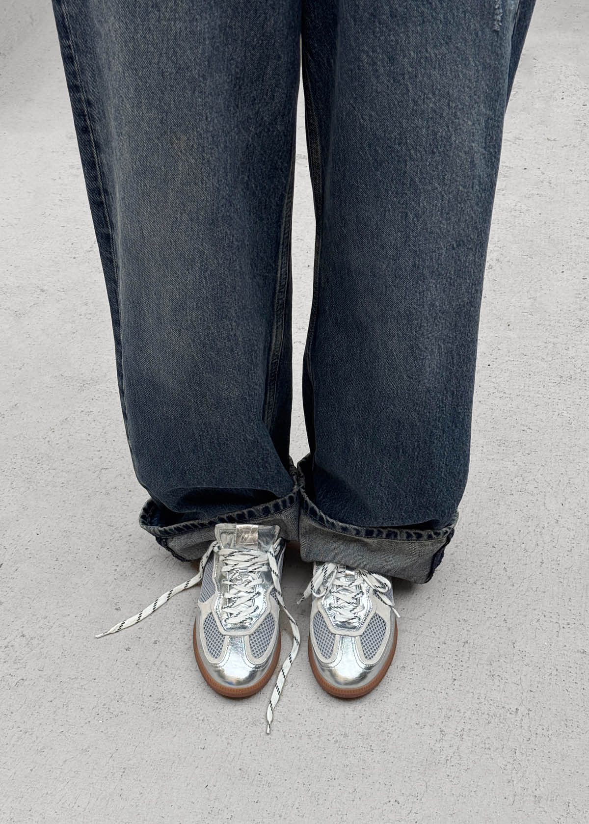 Tb.490 Mesh Silver Sneakers - Image 2