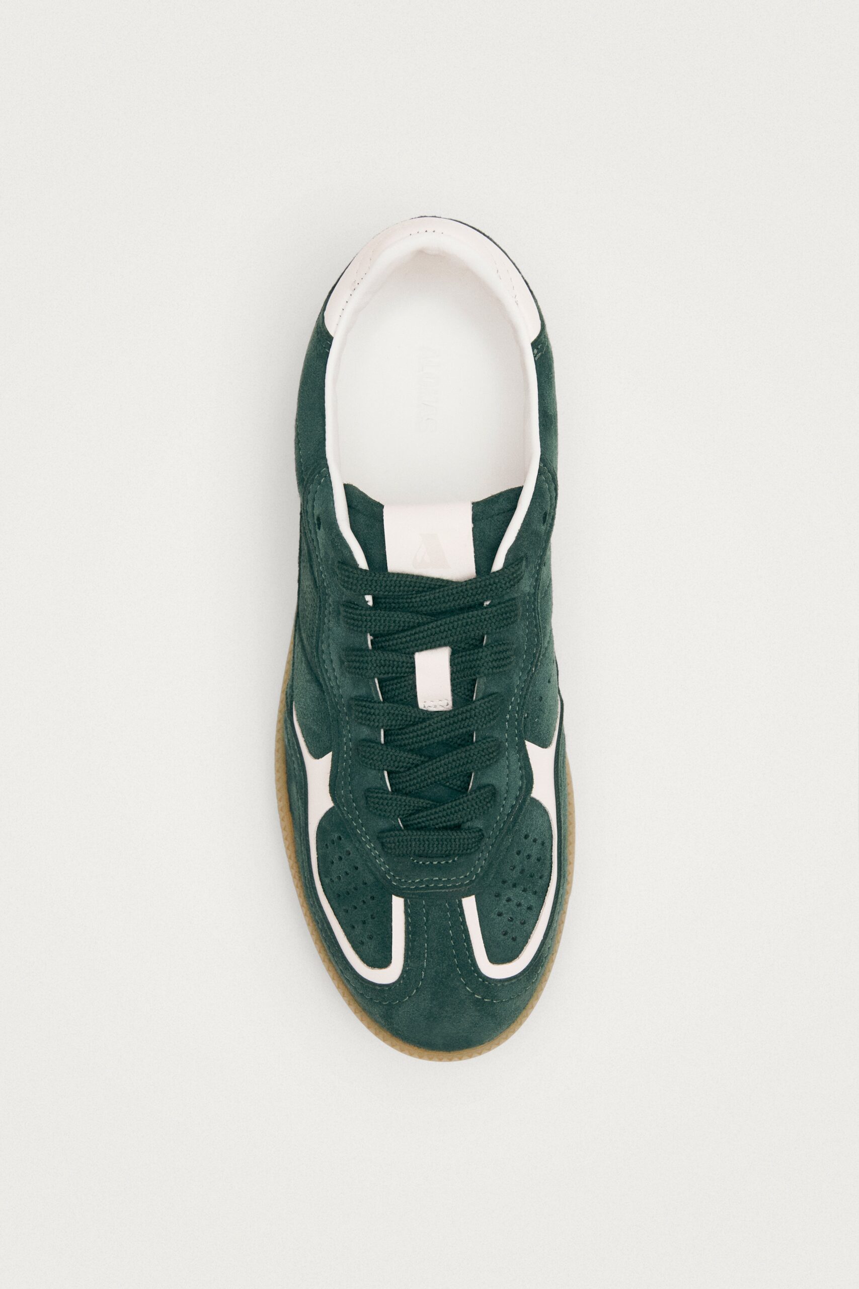 Tb.490 Rife Forest Green Leather Sneakers - Image 5