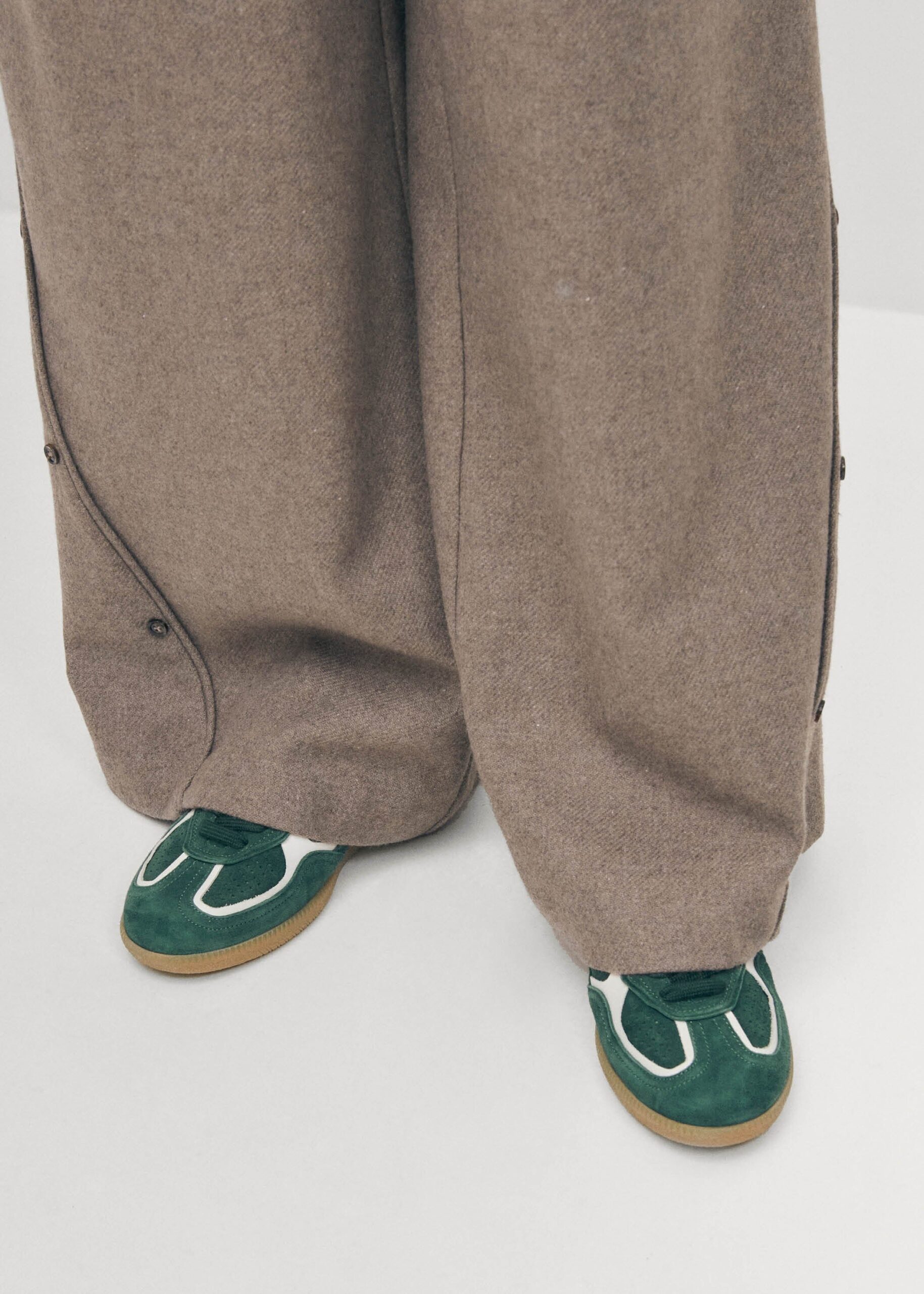 Tb.490 Rife Forest Green Leather Sneakers - Image 8